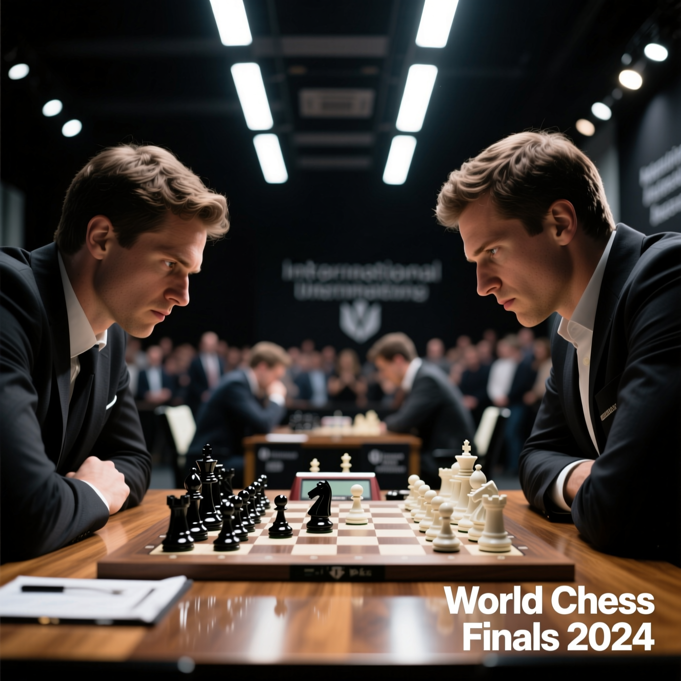 Intense chess competition